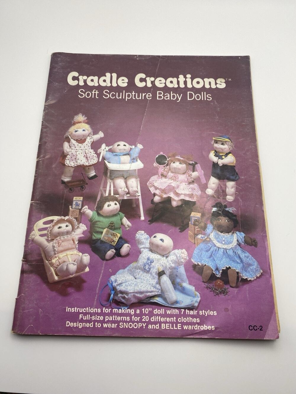 Crafty Critters Soft Sculpture Baby Dolls, Book CC-2 SC 1982